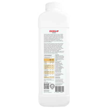 Zerup Zero Sugar Mango Syrup 1L - zerup