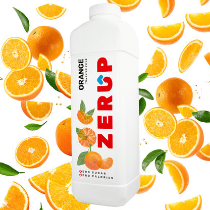 Zerup Zero Sugar Orange Syrup 1L - zerup