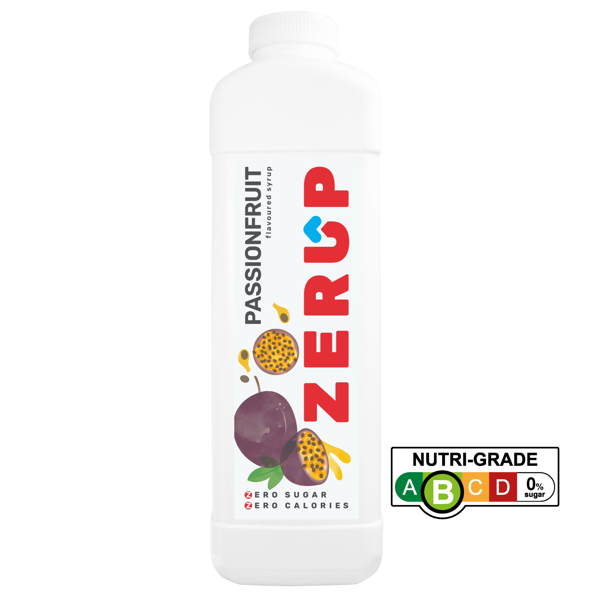 Zerup Zero Sugar Passionfruit Syrup 1L - zerup