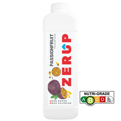 Zerup Zero Sugar Passionfruit Syrup 1L - zerup