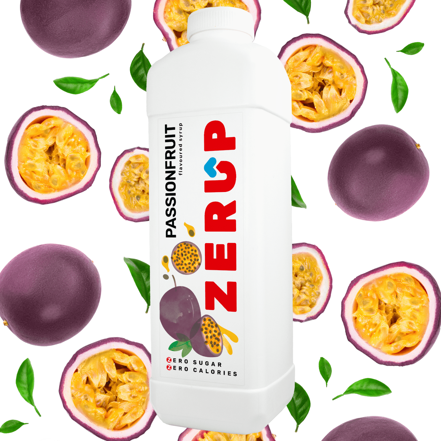 Zerup Zero Sugar Passionfruit Syrup 1L - zerup
