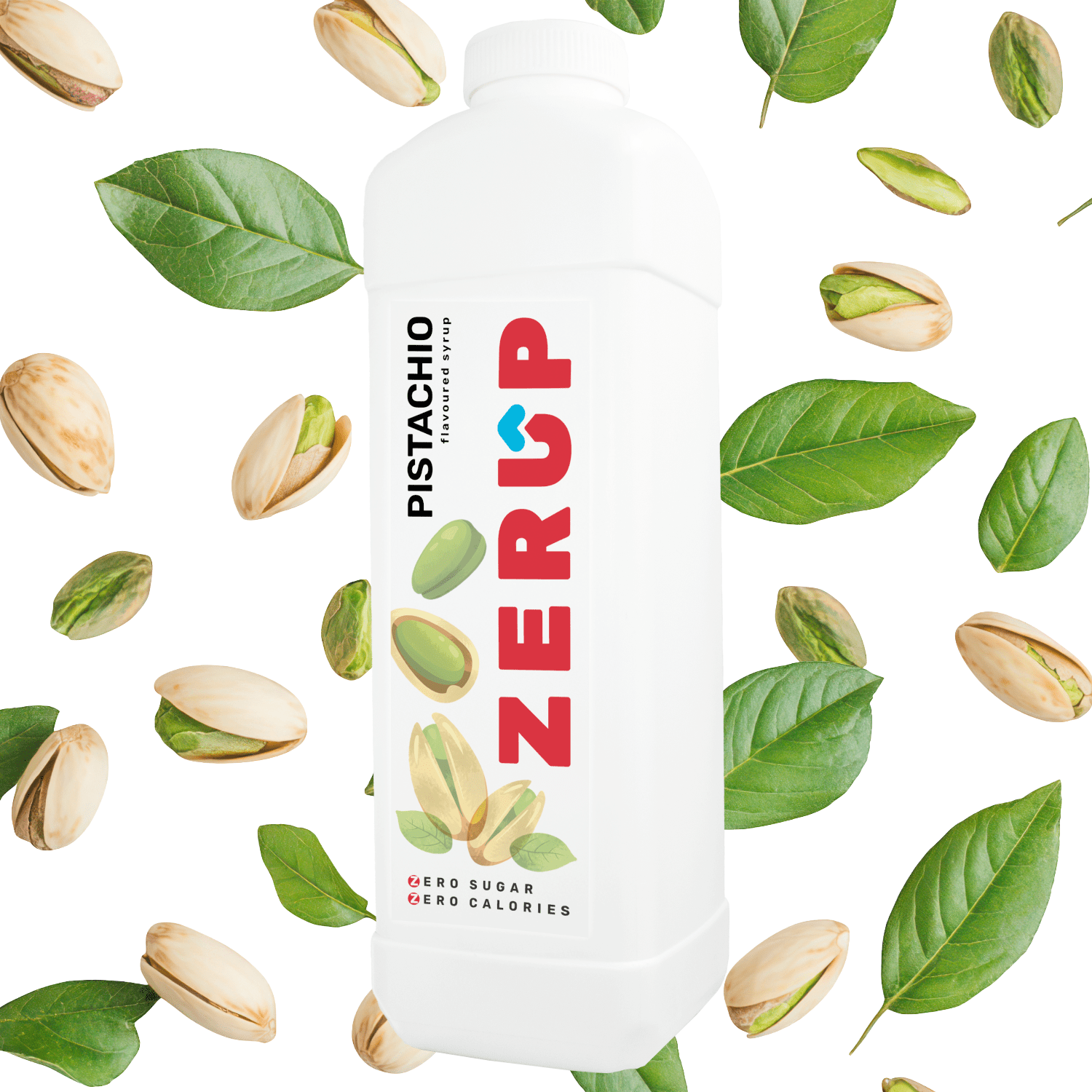 Zerup Zero Sugar Pistachio Syrup 1L - zerup