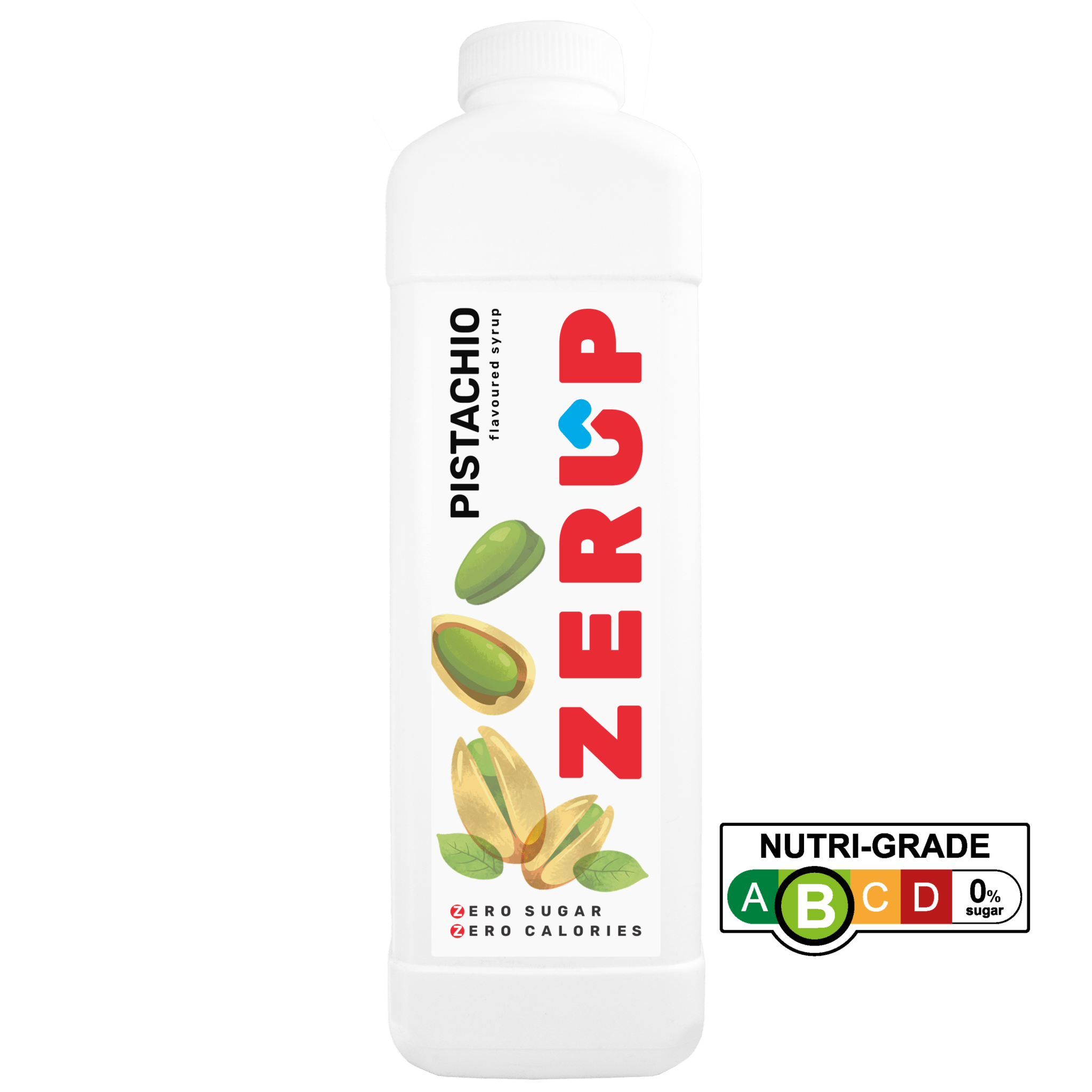 Zerup Zero Sugar Pistachio Syrup 1L - zerup