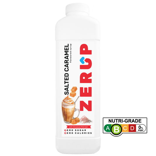 Zerup Zero Sugar Salted Caramel Syrup 1L - zerup