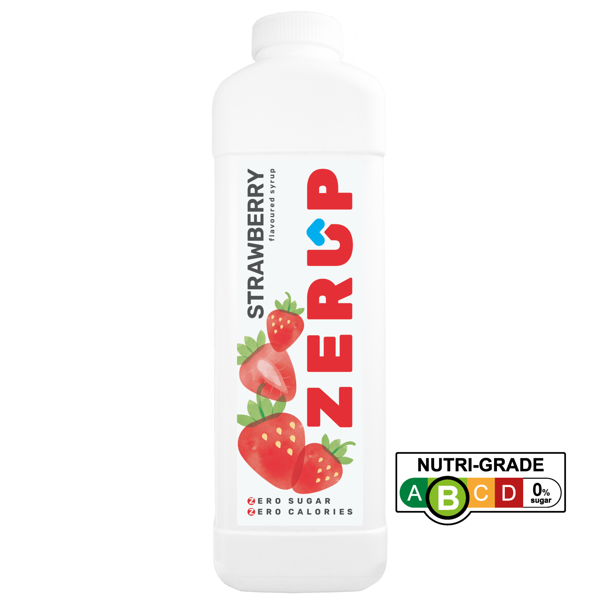 Zerup Zero Sugar Strawberry Syrup 1L - zerup
