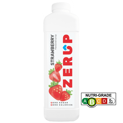 Zerup Zero Sugar Strawberry Syrup 1L - zerup