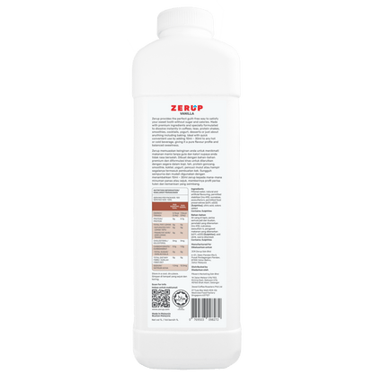 Zerup Zero Sugar Vanilla Syrup 1L - zerup