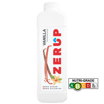 Zerup Zero Sugar Vanilla Syrup 1L - zerup