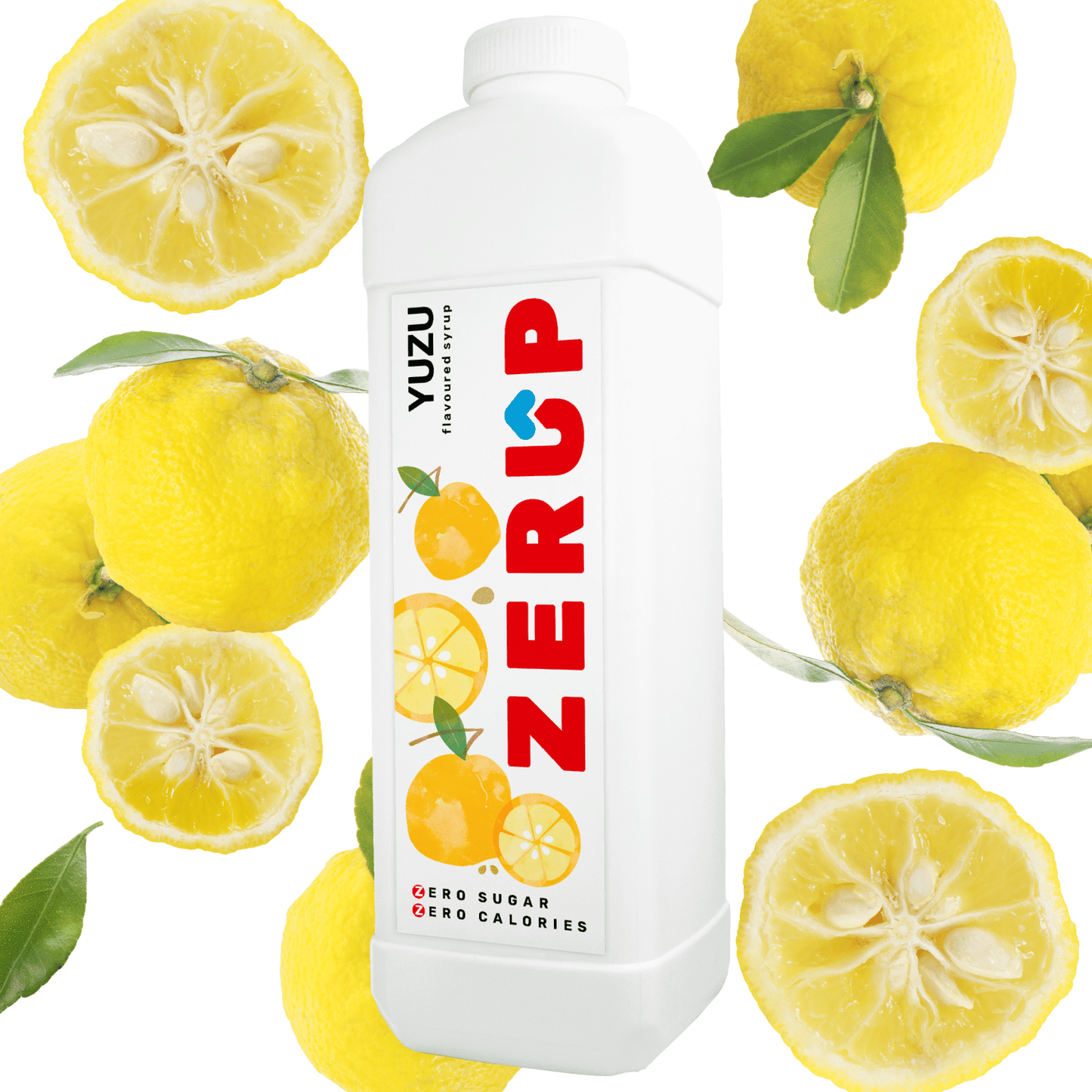 Zerup Zero Sugar Yuzu Syrup 1L - zerup