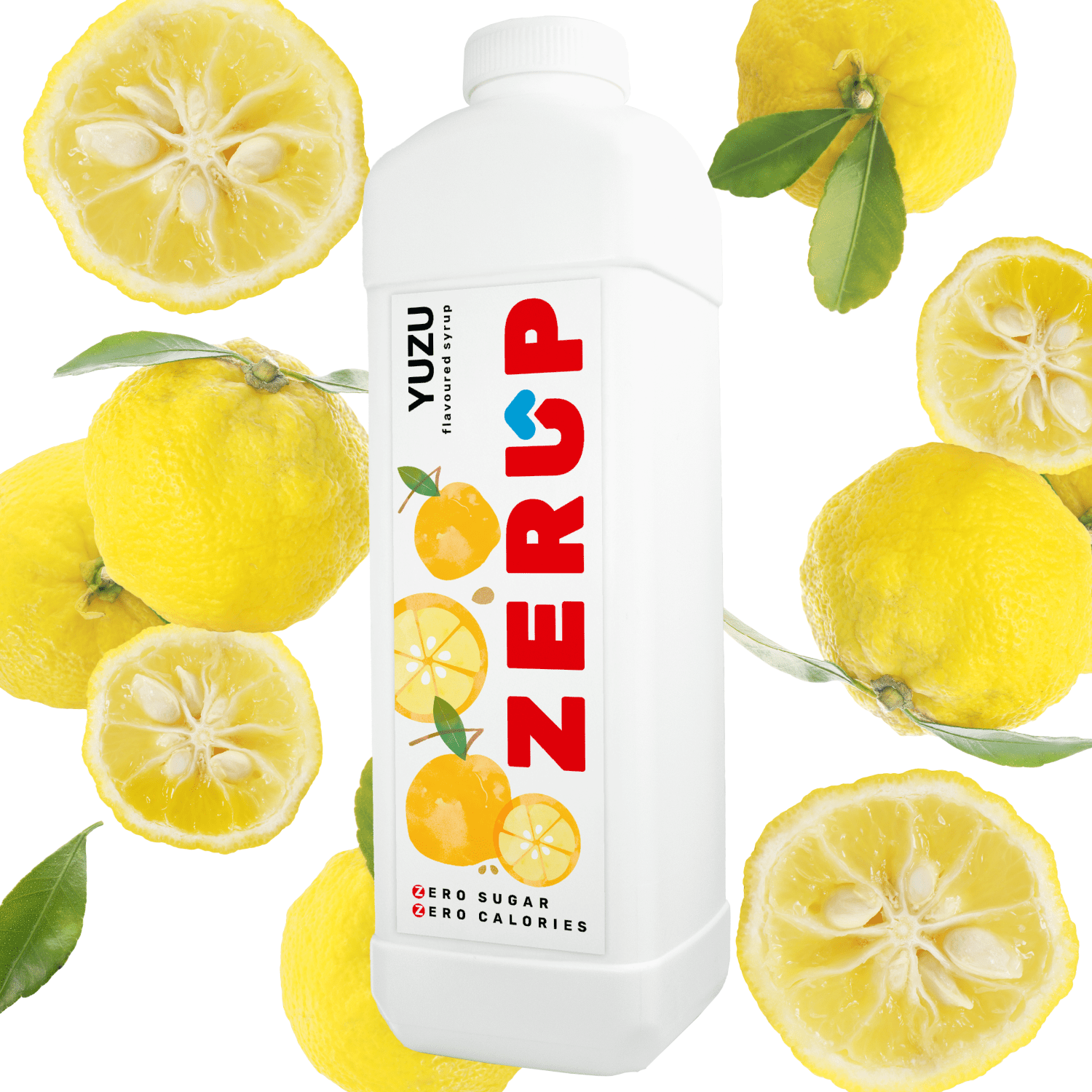 Zerup Zero Sugar Yuzu Syrup 1L - zerup